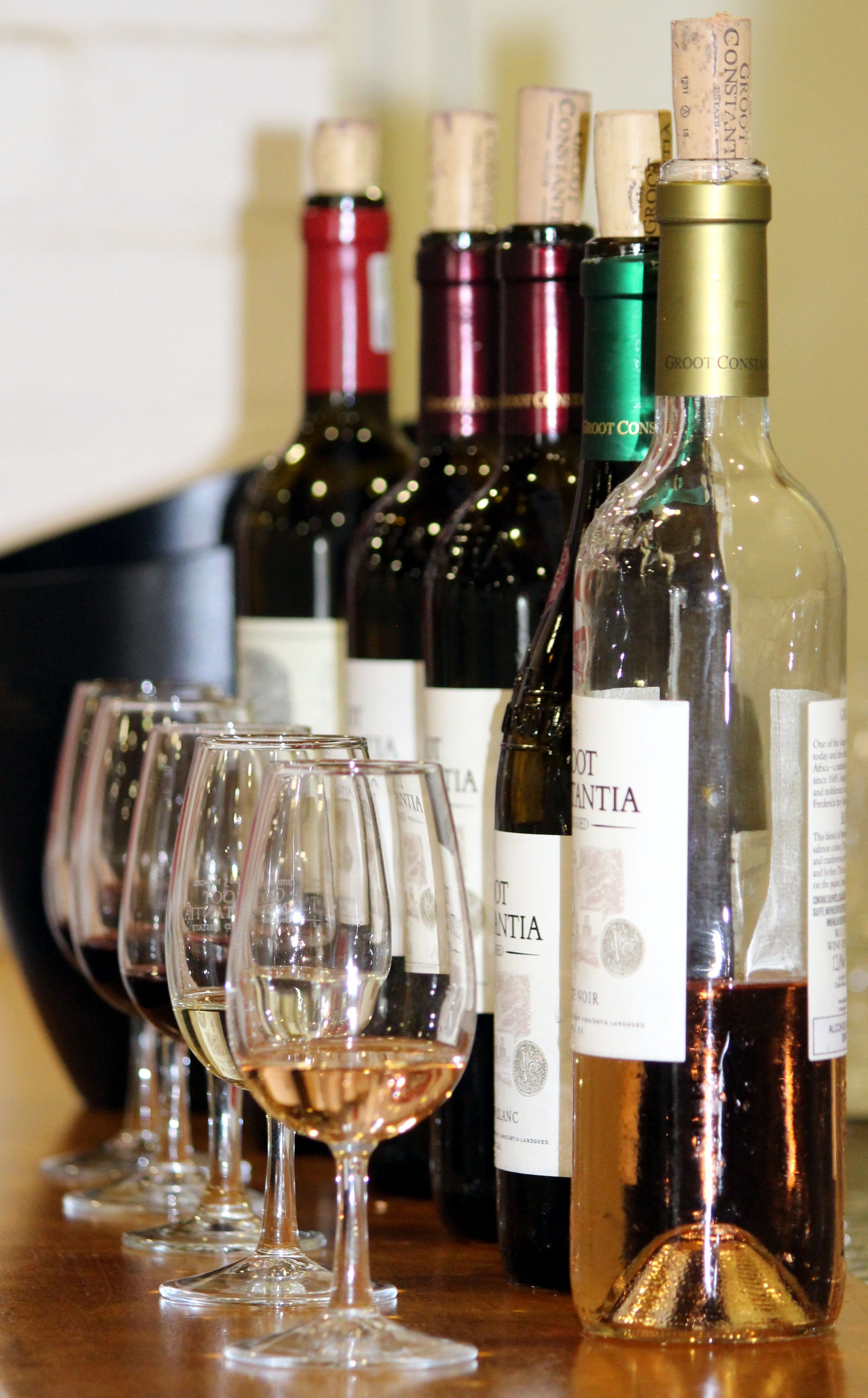 Wine bottles, illustrative image