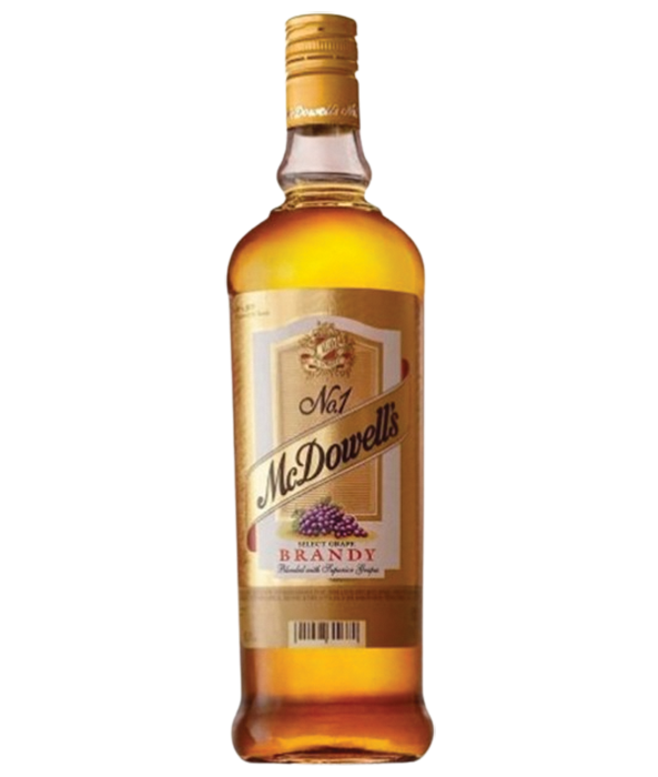 No.1 McDowell's Brandy bottle